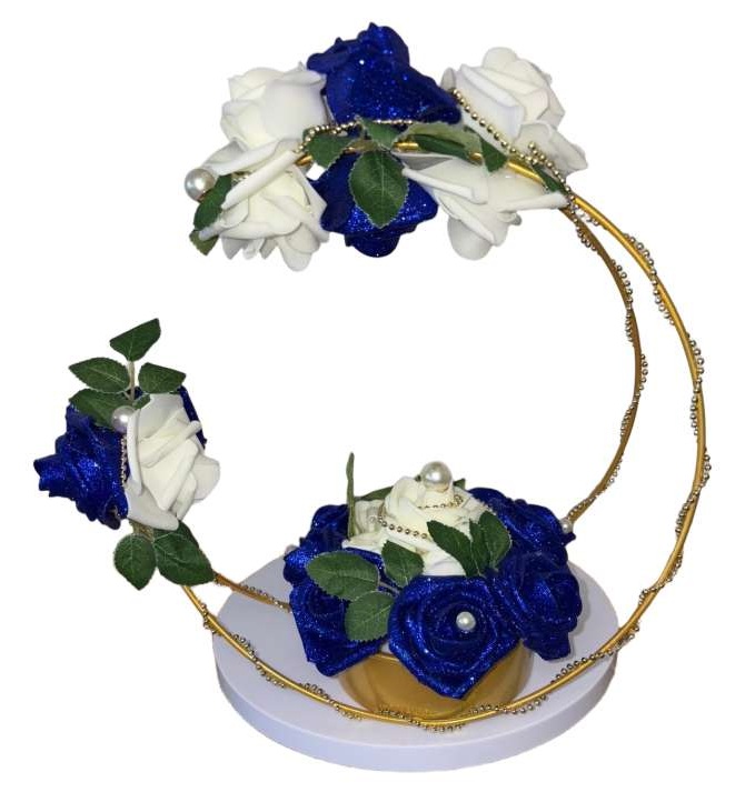 003 deco or bleu et balnc